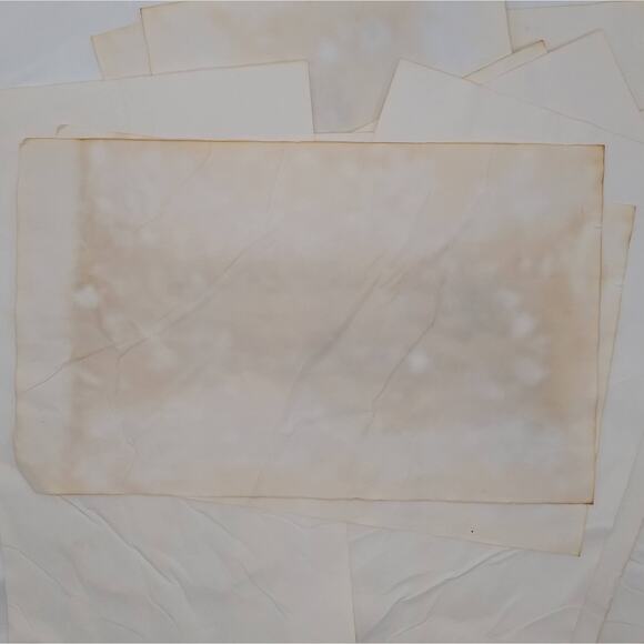 20 Beige Cabbage Dyed 8.5"x14" Papers, Hand Dyed Papers, Junk Journal Supply - Picture 8 of 8